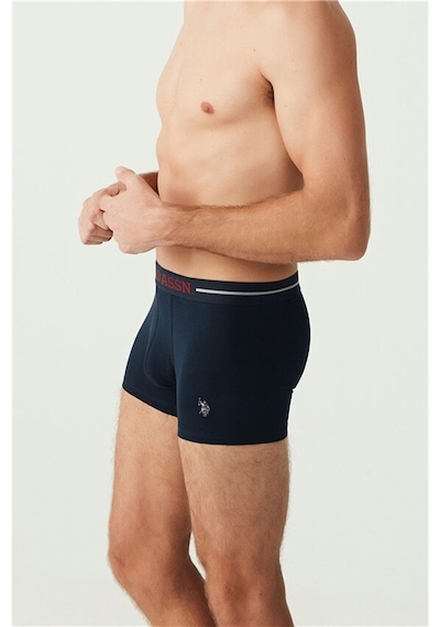 U.S. Polo Assn. U.s Polo Assn. 80328 Erkek 3 Lü Boxer-bordo&lacivert&grmlj.baskılı