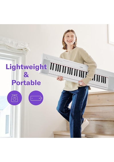 Yamaha Piaggero Np-15 61-tuşlu Eğitim Klavyesi Beyaz
