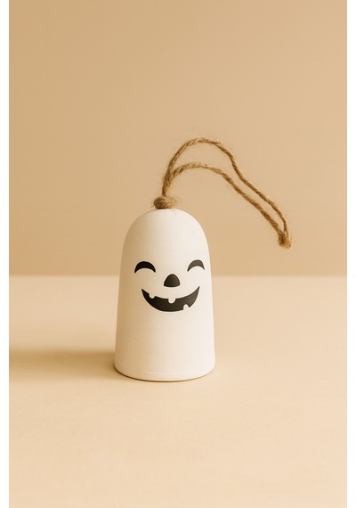 Halloween Cadılar Bayramı Hayalet Temalı Booo & Hahaha Asılabilir Dekor 2'li Beyaz - 762088249