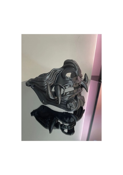 Samuray Samurai Oni Mask, Oni Maskesi, Samuray Maskesi