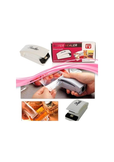 Poşet Kapatıcı Sealer Isıtıcılı Poşet Ağzı Yapıştırma Makinesi Plastik 10 X 15 Beyaz Diğer