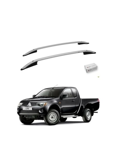 Turtle Mitsubishi L200 Mk4 2006-2014 Tavan Çıtası Crown Gri