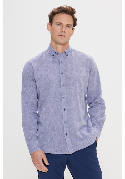 AC&Co / Altınyıldız Classics Erkek Lacivert Comfort Fit Rahat Kesim Düğmeli Yaka Casual Keten Gömlek 4A2022200085LACXL Lacivert AC&Co / Altınyıldız Classics Erkek Lacivert Comfort Fit Rahat Kesim Düğmeli Yaka Casual Keten Gömlek 4A2022200085LACXL Lacivert