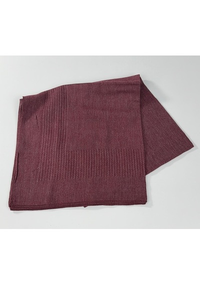 Miray Pano Pamuk Eşarp - 95 X 95 - 0623 Açık Bordo