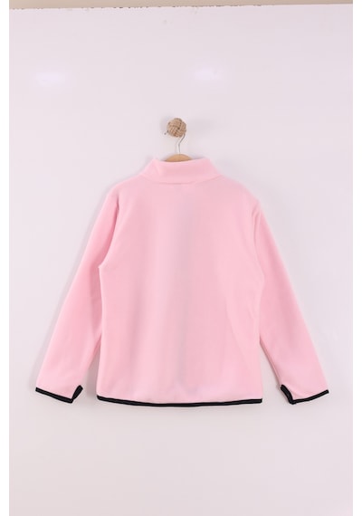 Monox Çocuk Unisex Parmak Geçmeli Polar Ceket Pembe