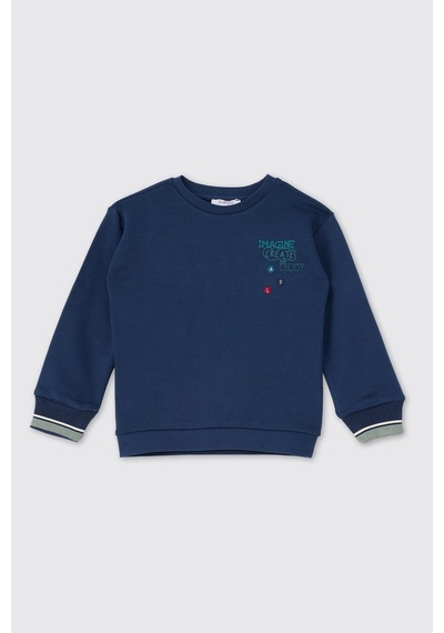 Panço Erkek Bebek Lacivert Sweatshirt
