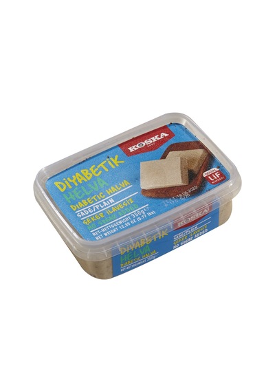 Koska Diyabetik Helva 350g Sade - Şeker İlavesiz Sağlıklı Lezzet 2'li Ekonomik Paket - 2 Adet Tarı