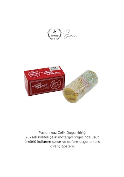 Dikiş Paslanmaz Çelik Dikiş İğnesi Seti 25 Parça Profesyonel Terzi Nakış Hobi El Dikiş Kiti Kumaş T