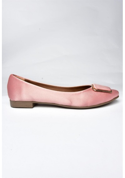 Fox Shoes P726776304 Pudra Saten Kumaş Kadın Babet Pudra Fox Shoes P726776304 Pudra Saten Kumaş Kadın Babet Pudra