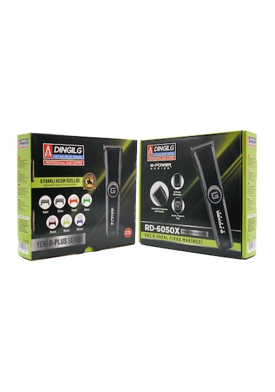 Şarjlı Ayarlanabilir Bıçaklı Saç Sakal Tıraş Makinesi Erkek Kişisel Bakım Rd-6050x 8 Saat
