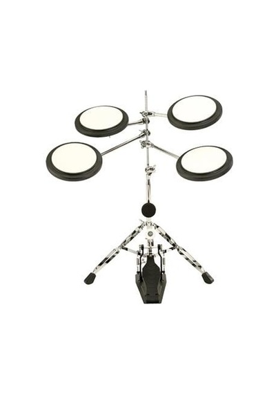 Maxtone Td504 Sehpalı Davul Çalışma Pedi Seti Eğitici Yüksekliği Ayarlanabilir Sehpa Dahil, Komple Egzersiz İstasyonu, Baget Kontrolü Ve Kas Hafızası İçin İdeal Set