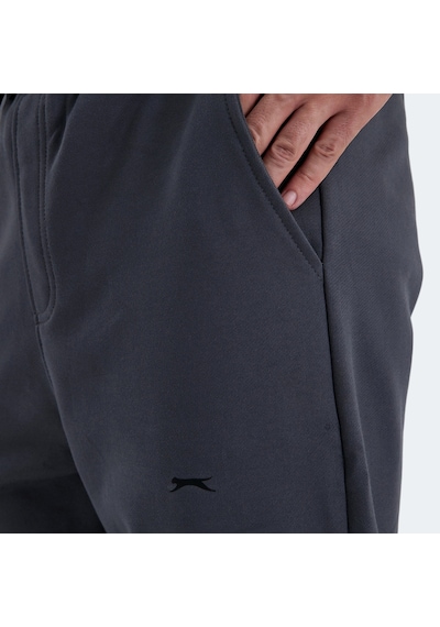 Slazenger KAYETAN Erkek Cepli Koyu Gri Eşofman Altı