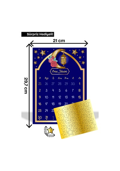 Çocuklar İçin Oruç Çizelgesi, Ramazan Ayı Oruç Çizelgesi,ramazan Sticker, Süpriz Hediyeli Belirtilmemis