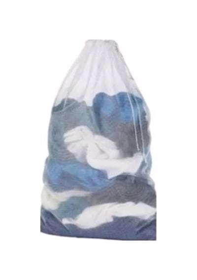 Perde Yıkama Filesi Bora Tül Güneşlik Yıkama Torbası 60--80 Cm Du Beyaz