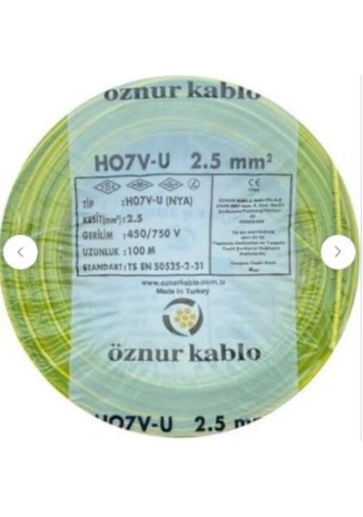 2,5 Nya Öznur Marka Sarı Yeşil