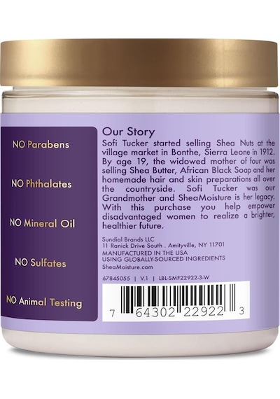 Shea Moisture Mor Pirinç Suyu Yüz Maskesi 177ML