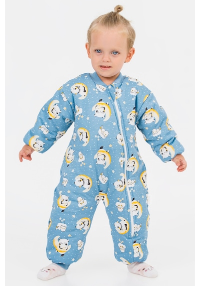 Babymod Elyaf Dolgulu 2,5 Tog Kız /erkek Çocuk Uyku Tulumu Desenli Mavi