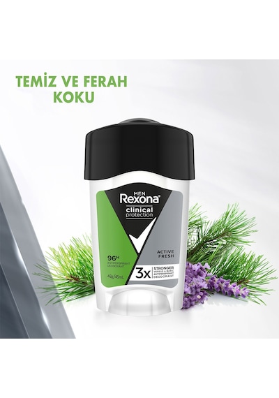 Rexona Men Clinical Protection Active Fresh Stick Deodorant 2 x 45 ML