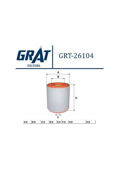Grat 26104 Hava Filtresi A7 3.0 Tdı 2009 33708vv