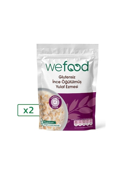 X 2 Adet İnce Öğütülmüş Glutensiz Yulaf Ezmesi - 300 G