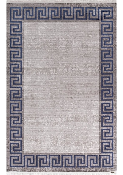 Karmen Halı Trend Modern 2806 Gri Lacivert Gri - Lacivert