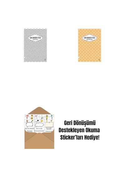 Uzakta Beyaz + Unuttum Dünya + Okuma Sticker'ları