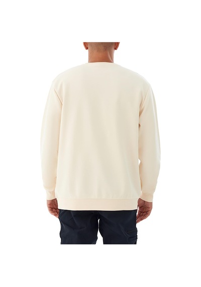 Csc Gem Columbia Label Erkek Sweatshirt-7408 Krem