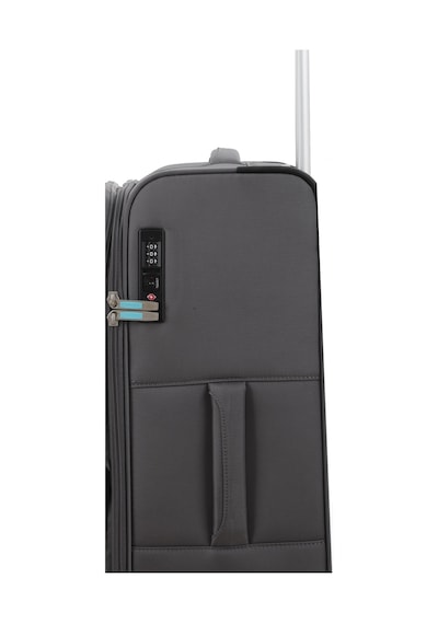 Baggaj V2411 Super Lıght Valiz Black Set Grey