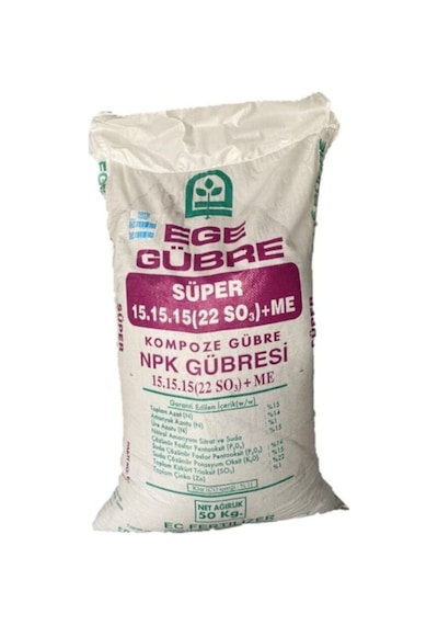 15 15 15 Süper Kompoze Gübre 50 Kg 1 Adet