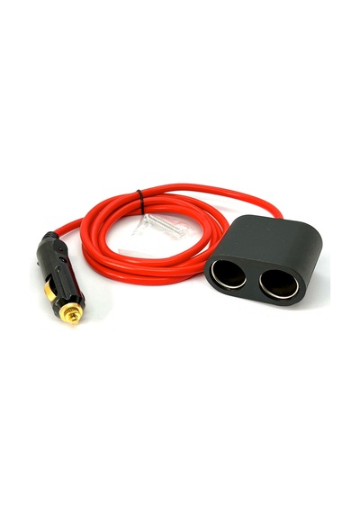 Speeduf1.5metre Çakmak Uzatma Kablosu2li 12v/24v Çakmak Çoklayıcı
