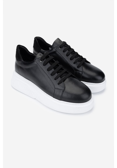 Valmenti Erkek Hakiki Deri Sneakers & Spor Ayakkabı 771 35110 Erk Ayk Y25 Sıyah Dr/byz Siyah - Beyaz