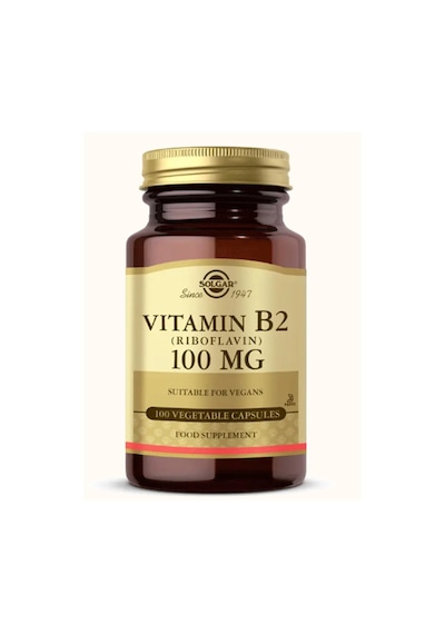 Vitamin B2 Riboflavin 100 Mg 100 Kapsül
