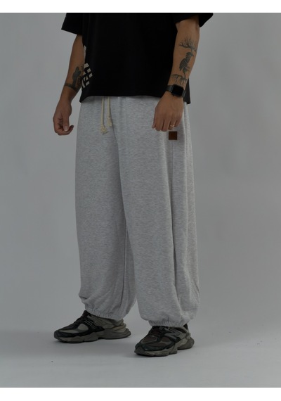 Cocopelli Gri Oversize Baggy Erkek Pantolon Coc3416