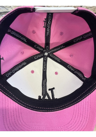 Hamze La Los Angeles Hiphop Snapback Rapper Baseball Drip Şapka Cap Pembe - Siyah
