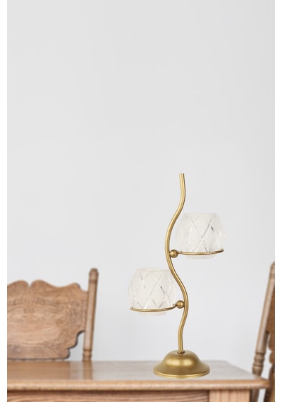 Solis 2.li Camlı Tealight Mumluk Eskitme