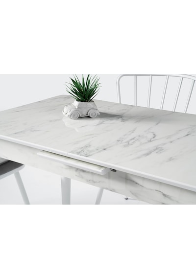 Melisa Buse Mdf Açılır Mutfak Masa Takımı 60x100