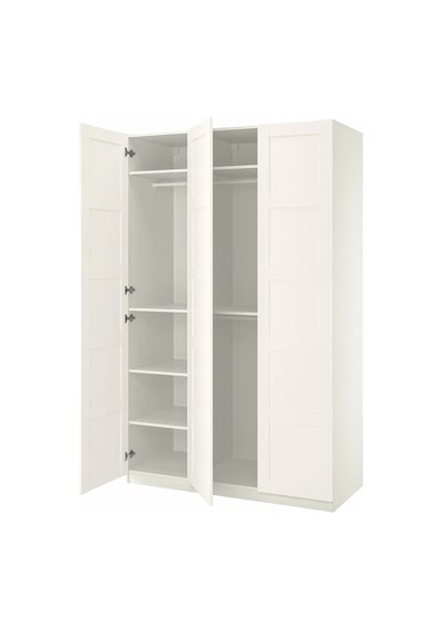 Ikea Beyaz Fonksiyonel Kapaklı Gardırop