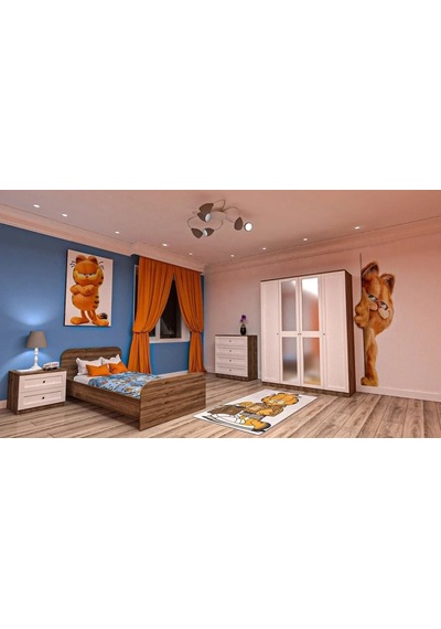Soulmate Genç Odası Takımı Mdf Beyaz Soulmate Genç Odası Takımı Mdf Beyaz