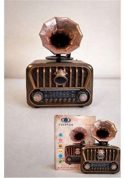 Everton Rt-605 Şarjlı, Nostaljik Radyo Bluetooth-usb-sd-fm Kdo