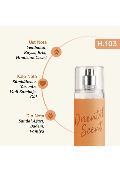 Mad H103 Kadın Perfume Body Mist 200 ML
