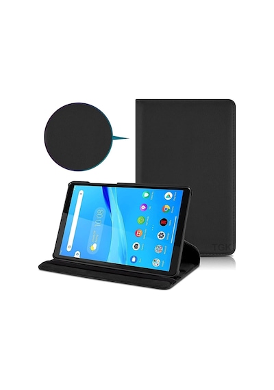 Lenovo Tab M8 Fhd 8 Inç Tb-8705f Uyumlu 360 Dönerli Tablet Kılıfı Kalem Arka Kapak