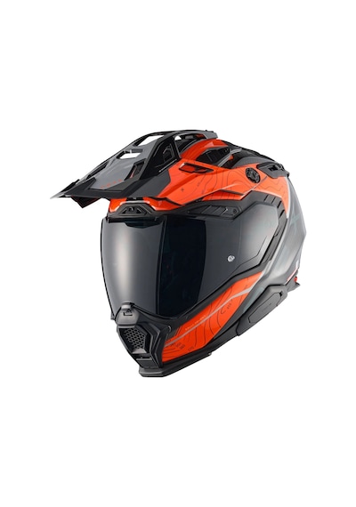 Nexx X.wed 3 Furka Karbon Turuncu-gri Kask Turuncu