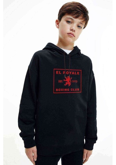 Tshirthane Riverdale El Royale Boxing Club Baskılı Unisex Çocuk Sweatshirt (528667250) Siyah