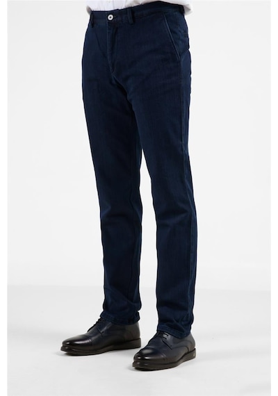 İmza Lacivert Yan Cep Casual Comfort Fit Pamuklu Chino Pantolon 1003255171 Lacivert