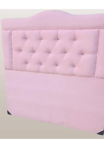 Bengi Ticaret Dk El Yapımı Tay Tüyü Kumaş Tek Kişilik Başlık Pudra Pembe 90