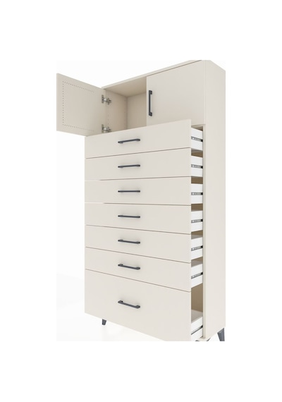 Arges Dolap Tek Raflı 7 Çekmeceli 2 Kapaklı 88x30x182 Aytaşı-... Aytaşı Arges Dolap Tek Raflı 7 Çekmeceli 2 Kapaklı 88x30x182 Aytaşı-... Aytaşı