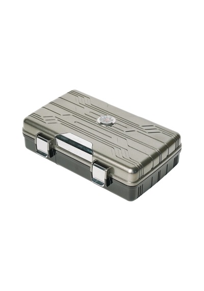 Firebird Seyahat Tipi 10 Gümüş Humidor Puro Kutusu