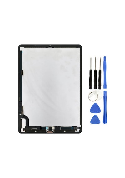 Apple Uyumlu iPad  Air 4.nesil A2072-a2316-a2324-a2325 A Kalite Dokunmatik Siyah + Tamir Seti