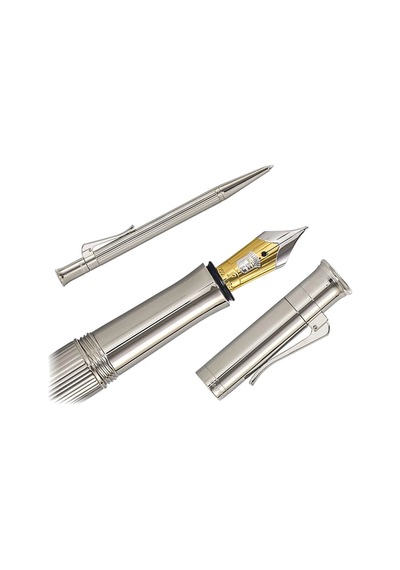 Graf Von Faber-castell Gümüş Kaplama Dolma Kalem, Ob Uç 148564 Gümüş
