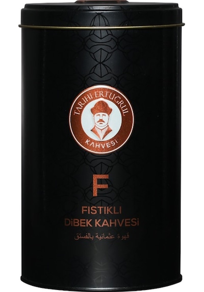 Tarihi Ertuğrul Kahvesi Fıstıklı Dibek Kahvesi Teneke 250 G